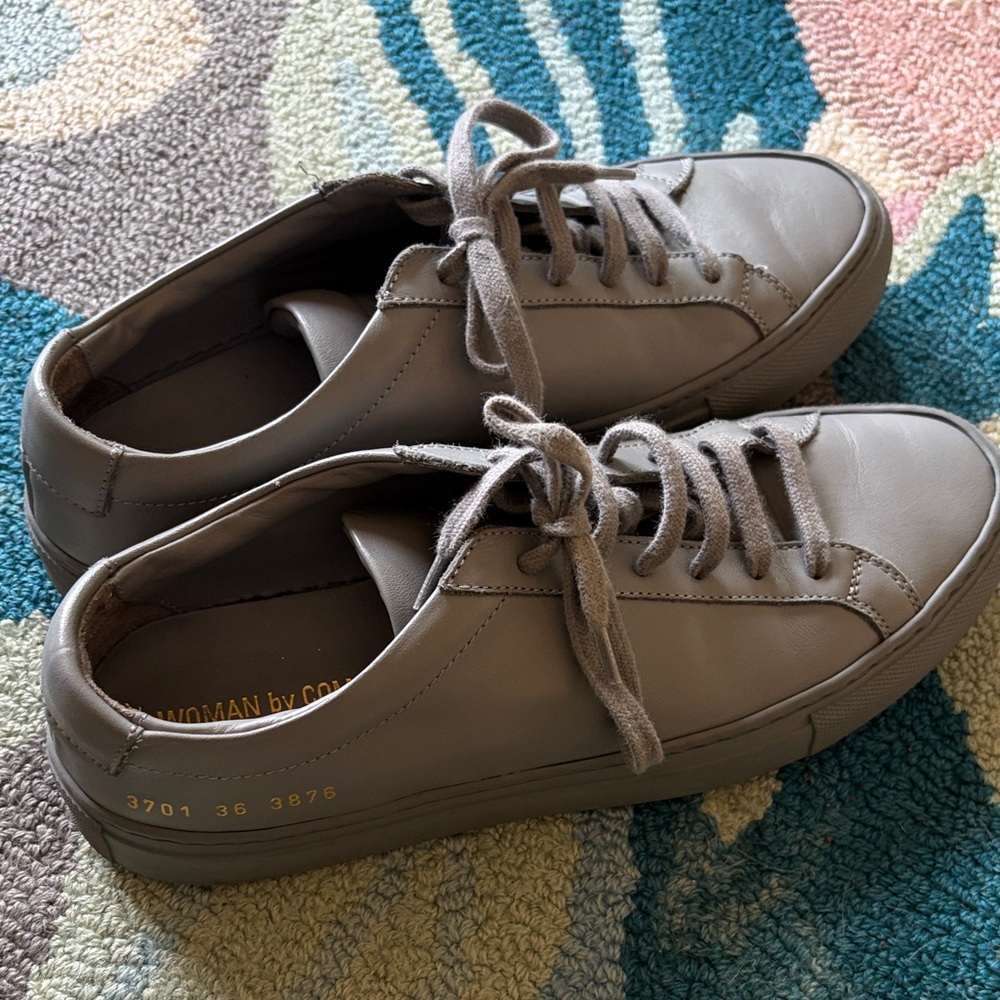 Common Projects Original Achilles Low Grey size 36 EUC ret. $565